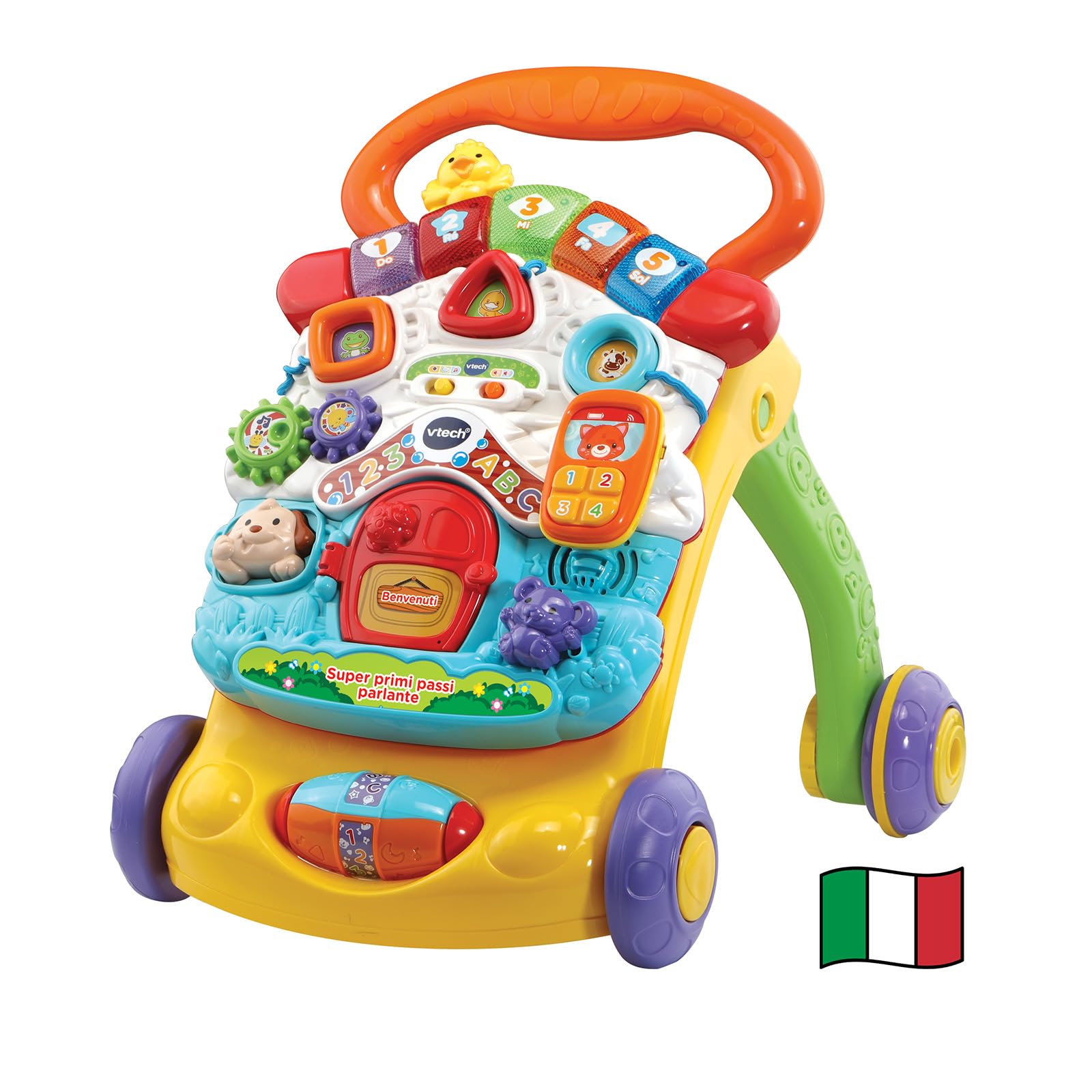 V-Tech Giocattoli 1-3 anni Super Primi Passi Parlante Primipassi arancione
