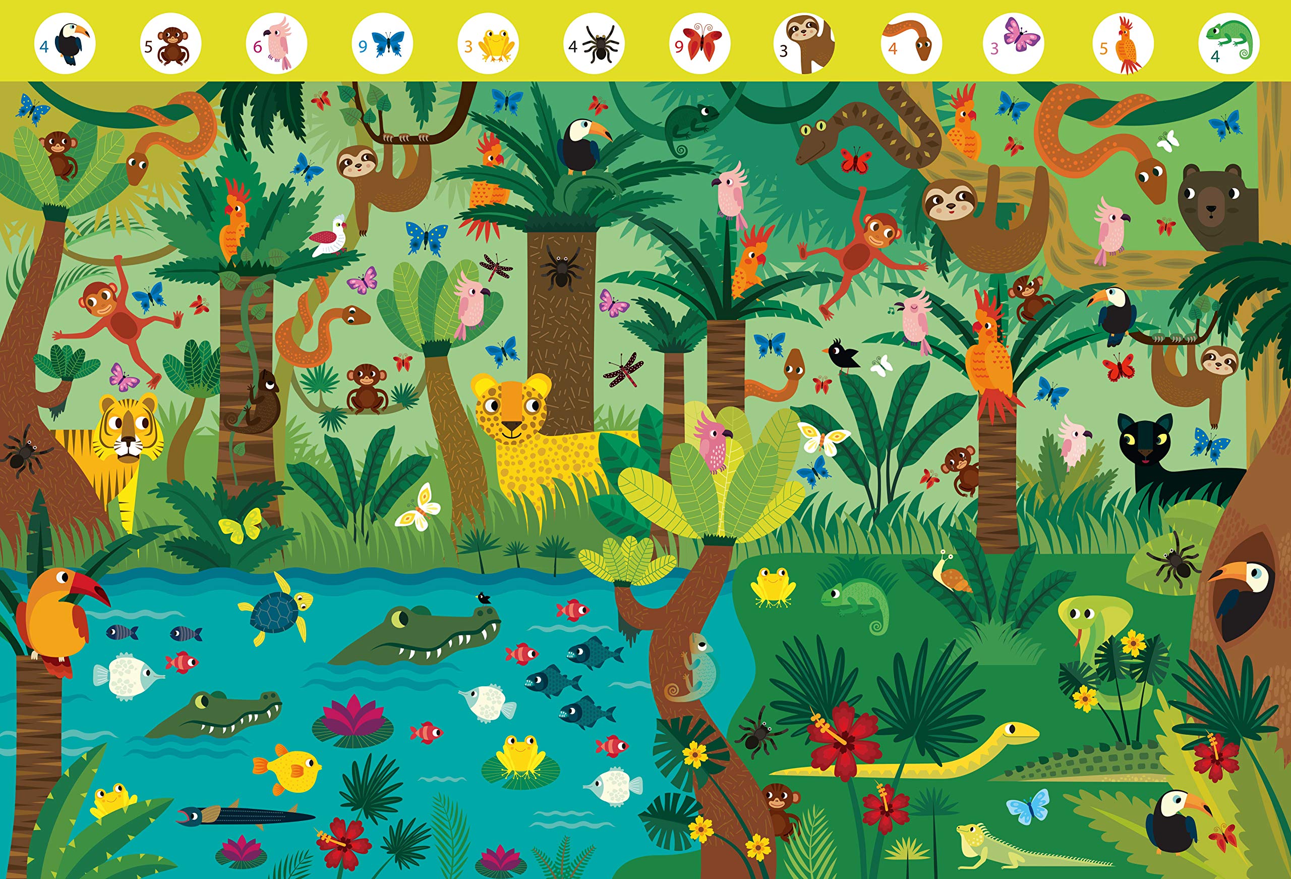 National Geographic Kids – Libri Gli animali della giungla libro e puzzle