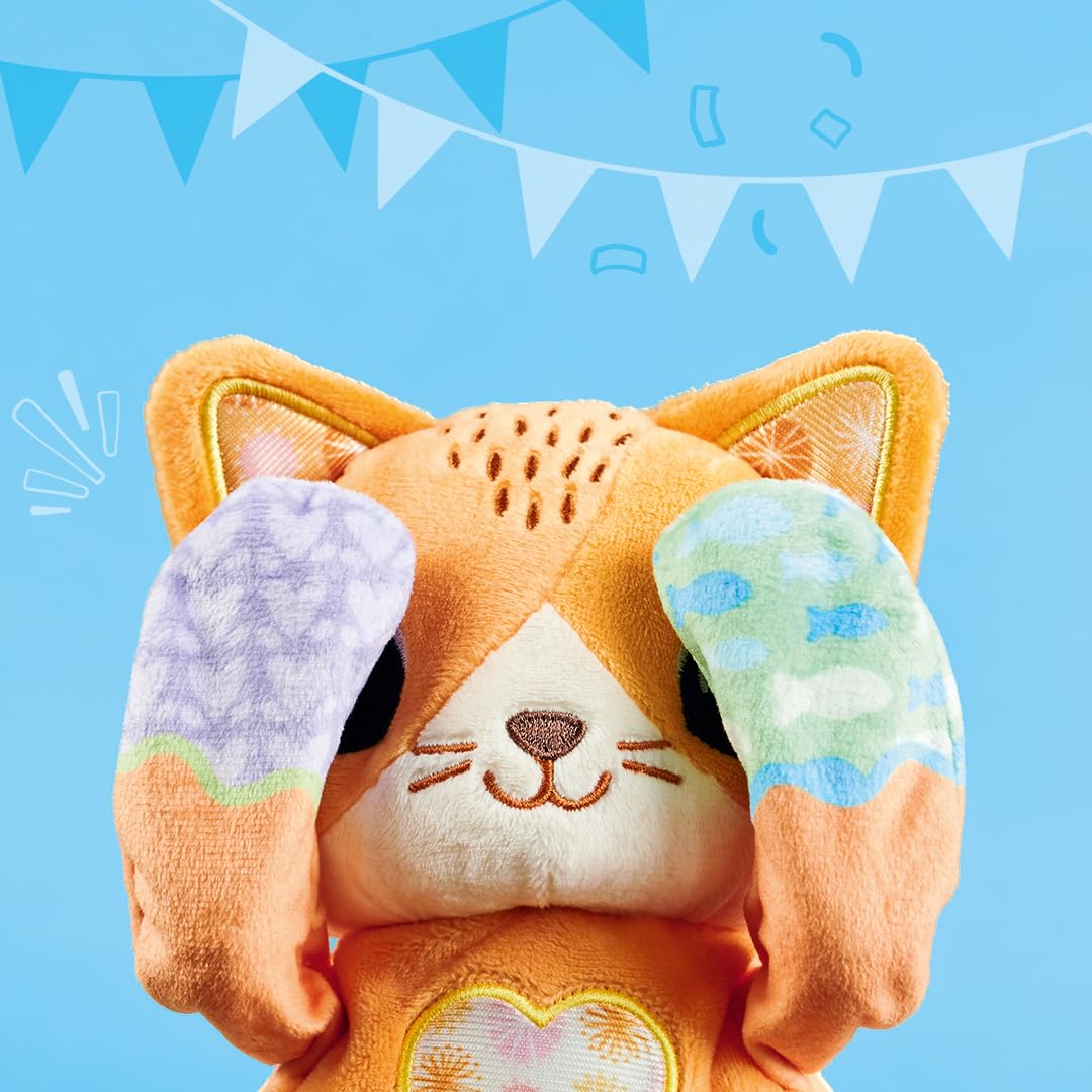VTech Minù Gattino Cucù, peluche interattivo con suoni e musiche