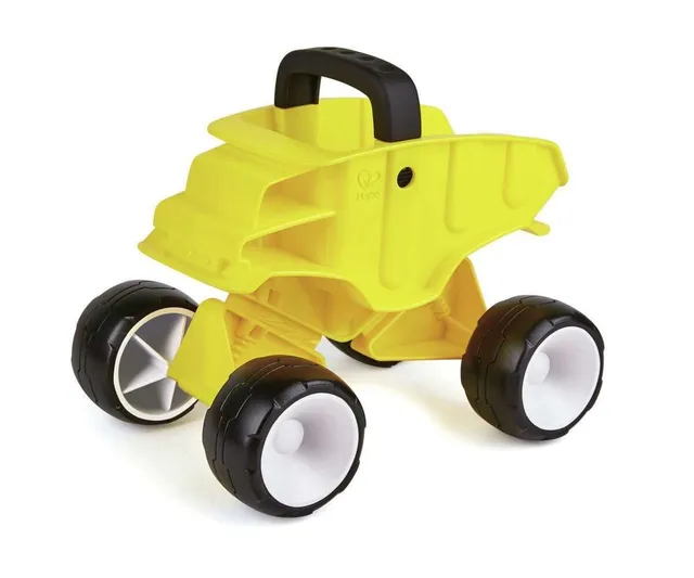 Hape Giochi da spiaggia Autocarro Giallo con cassone ribaltabile camion giocattolo