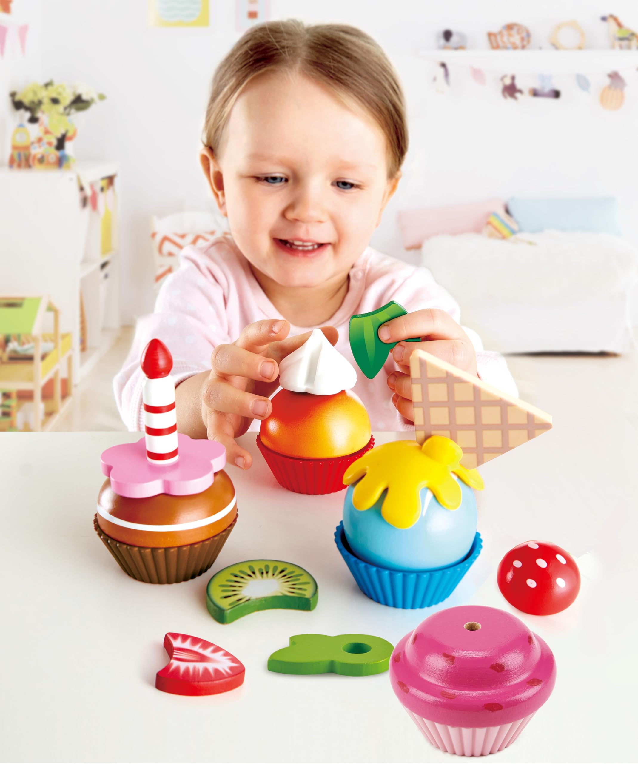 Hape Cucina e accessori Cupcake set da gioco 4 pezzi