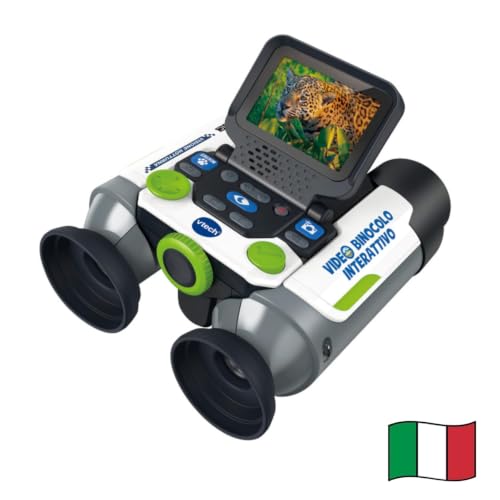 V-Tech Giocattoli 6 anni e + Video Binocolo interattivo 10x visione notturna