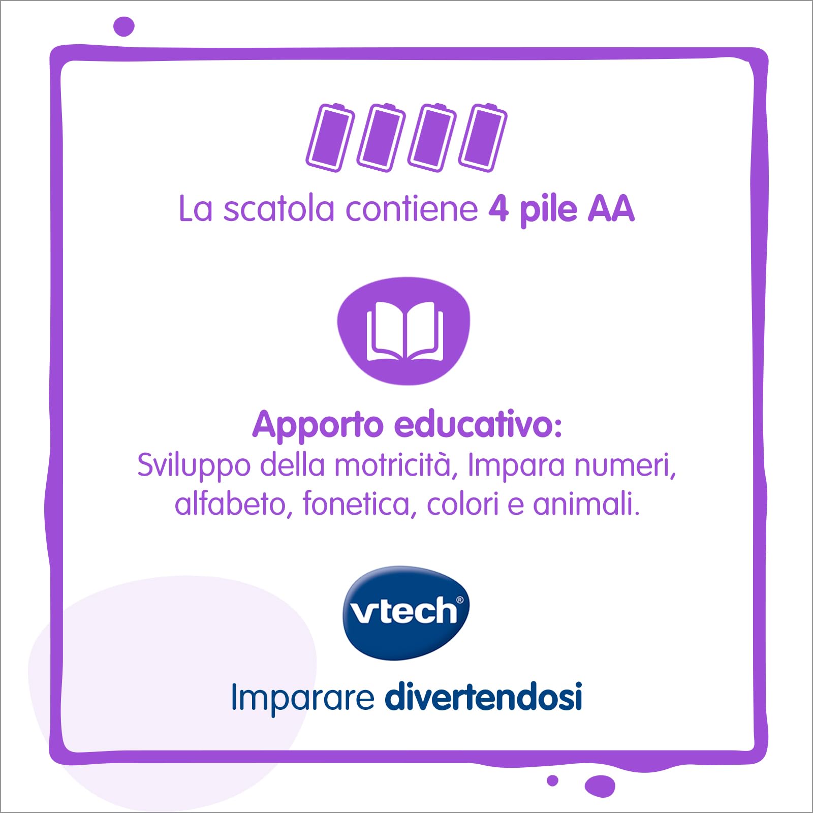 VTech Giocattoli 3-6 anni Volante Turbo Pilota volante interattivo 3-8 anni
