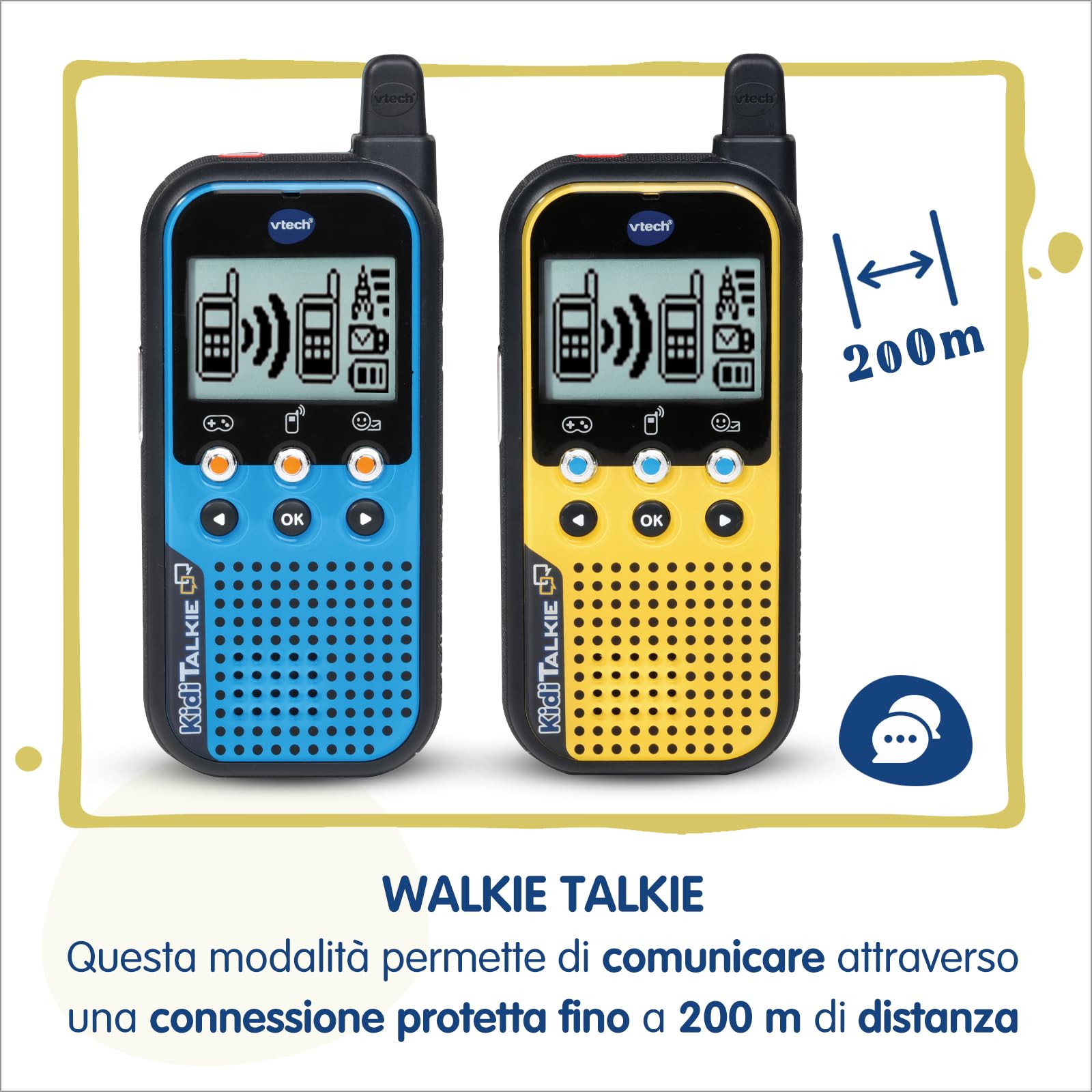 VTech Kidi Talkie Walkie Talkie 6 in 1 per bambini 4-10 anni