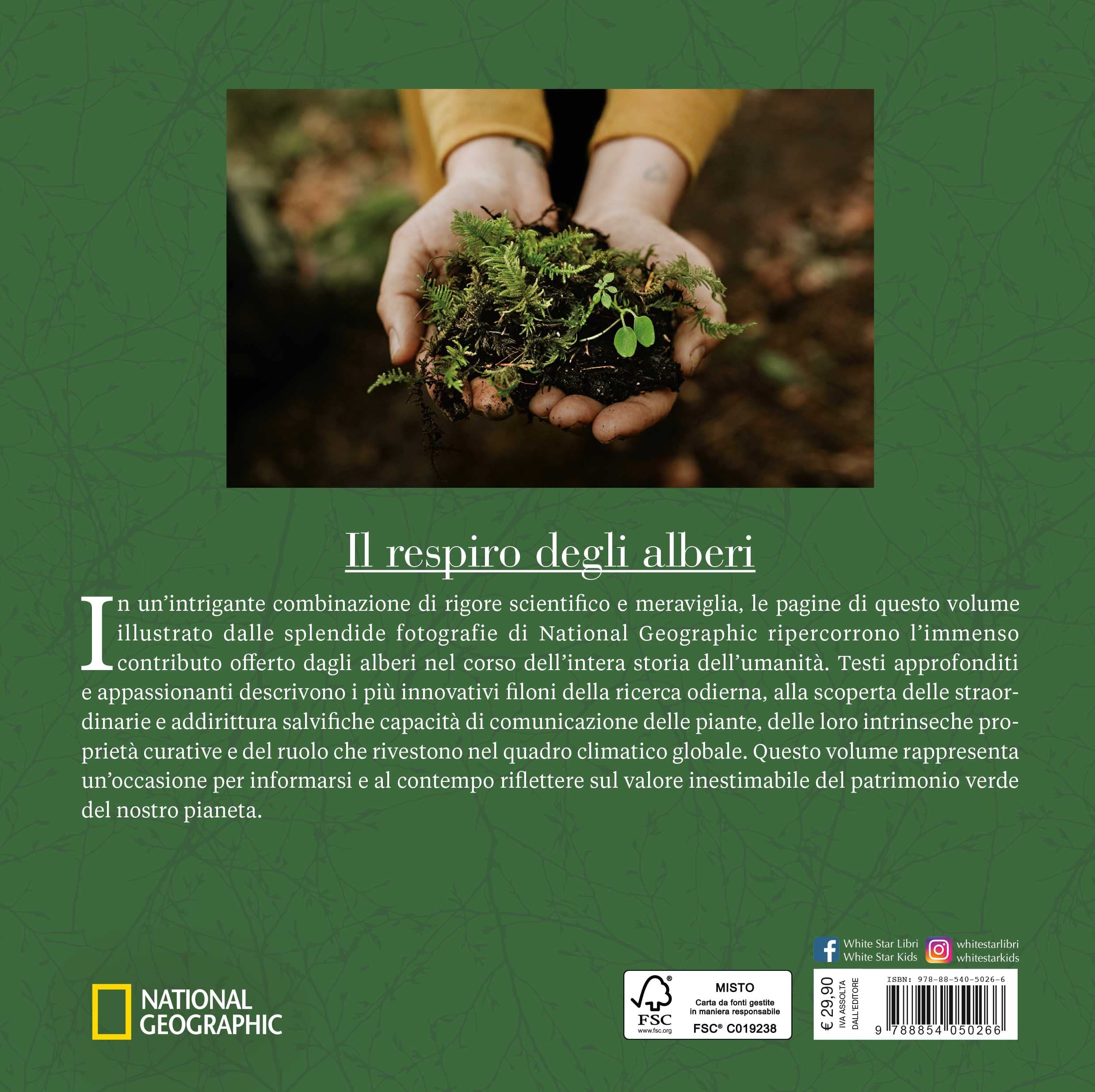 National Geographic Libri Il respiro degli alberi libro sulla foresta