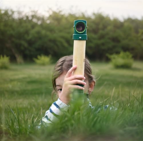 Hape Sperimentare e scoprire Periscopio per bambini in bambù e Green PE