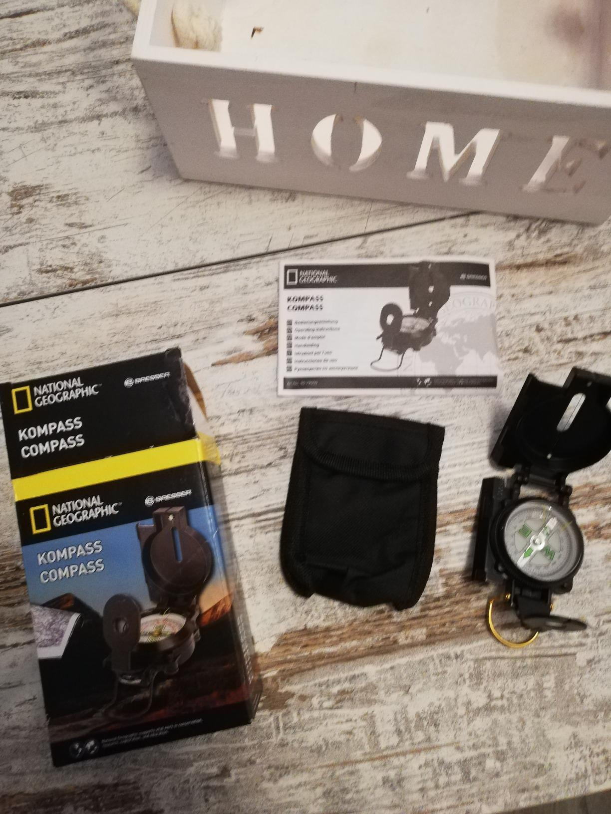 National Geographic Stazioni meteorologiche ed elettronica outdoor bussola 360° con marsupio