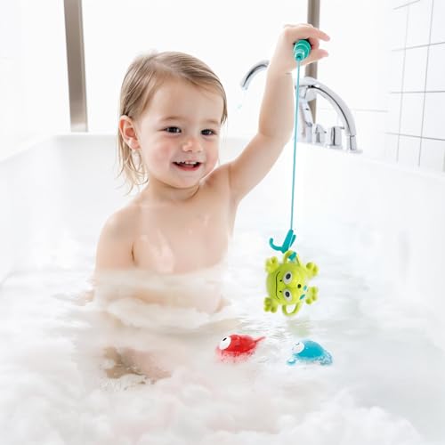 Hape Giochi da bagno Set da Pesca con animaletti saltellanti