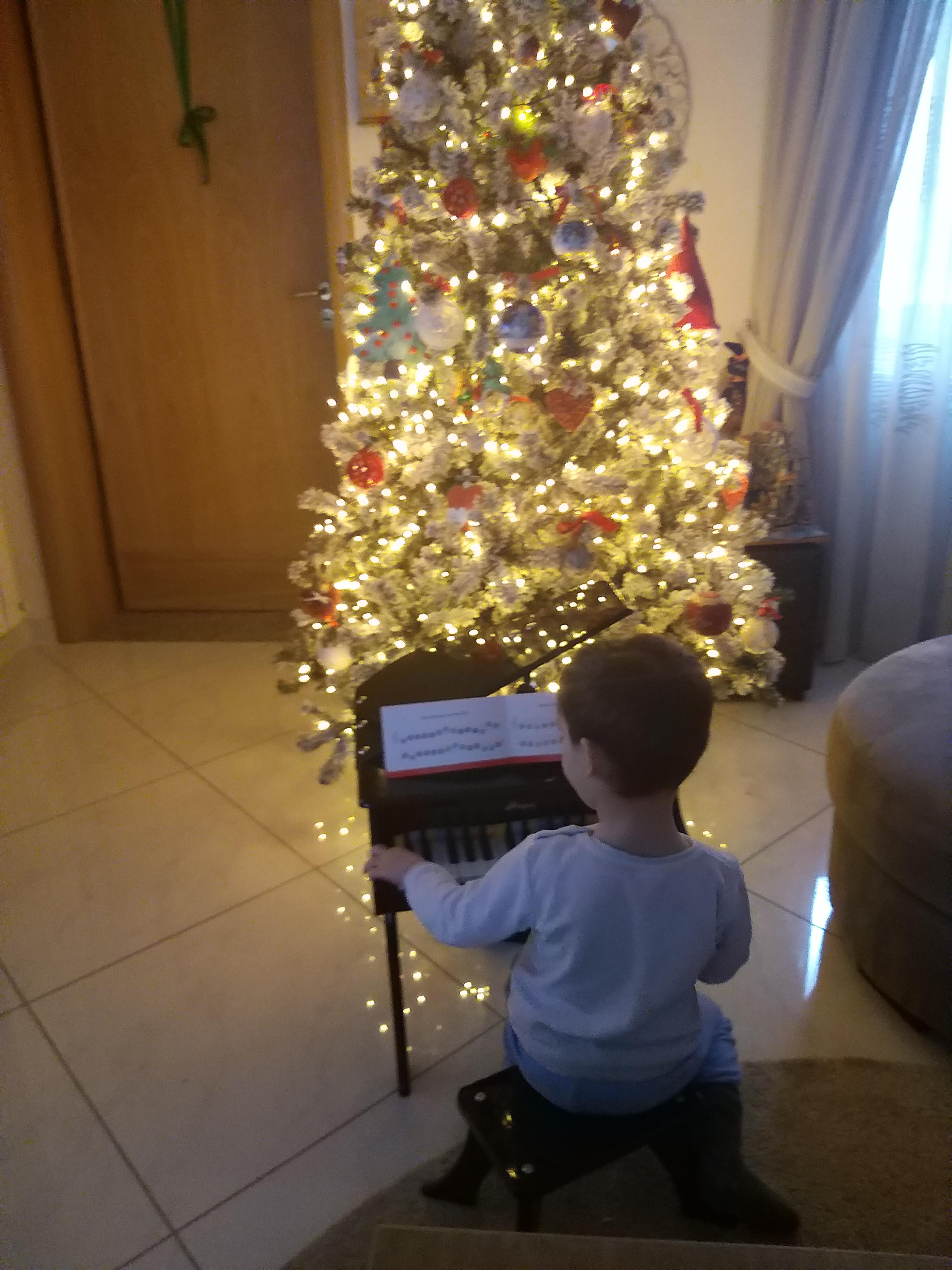 Hape Giochi musicali E0320 Pianoforte a Coda Nero