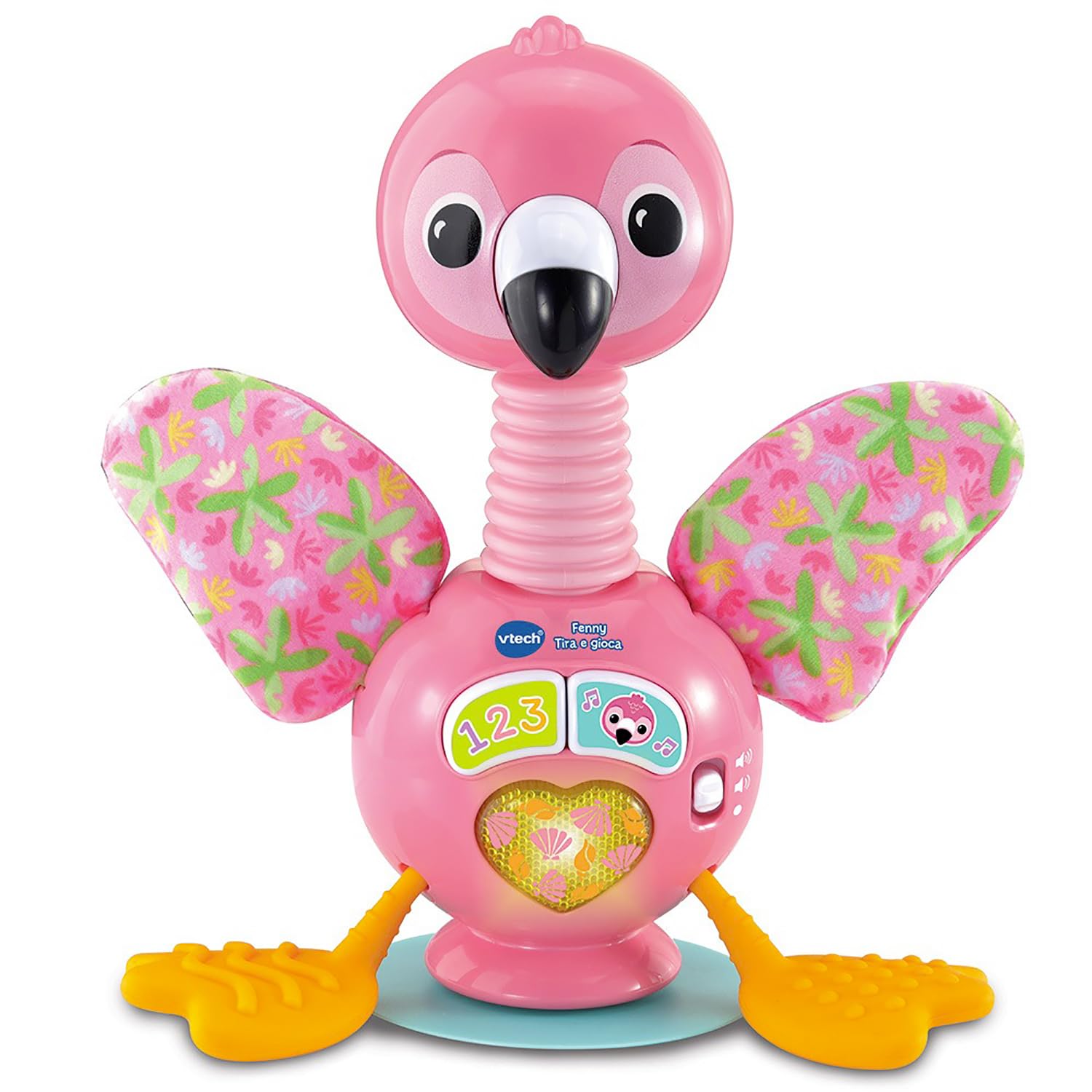 VTech Giocattoli 0-12 mesi Fenny Tira e Gioca fenicottero 3-24 mesi sensoriale