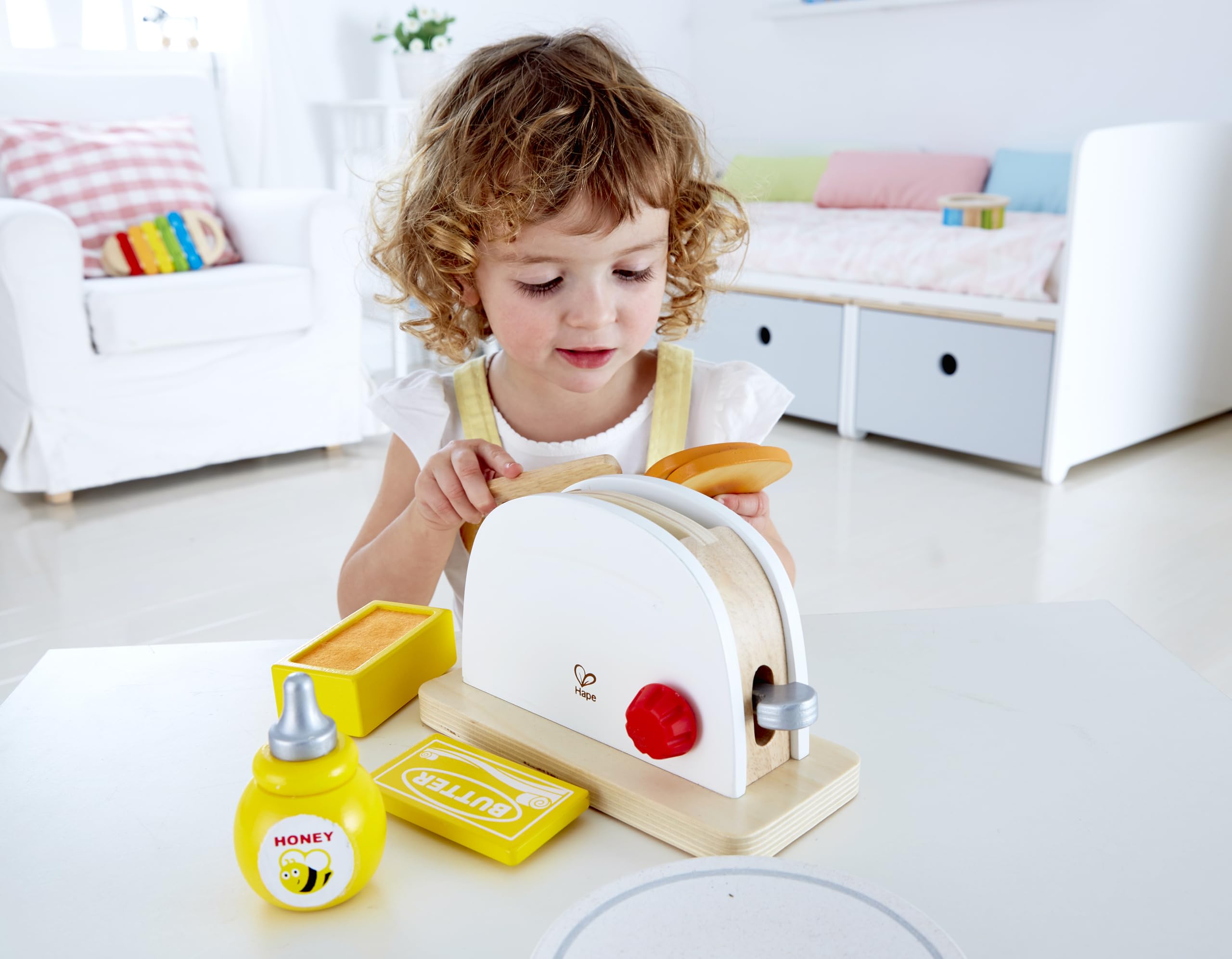 Hape Cucina e accessori Set Tostapane gioco per la colazione