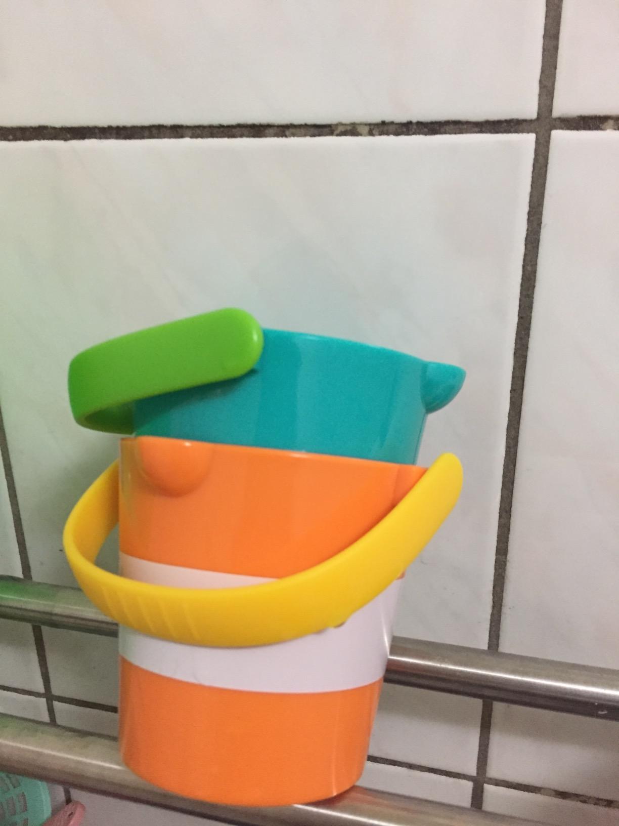 Hape Giochi da bagno Set Allegri Secchielli 3 pezzi multicolore