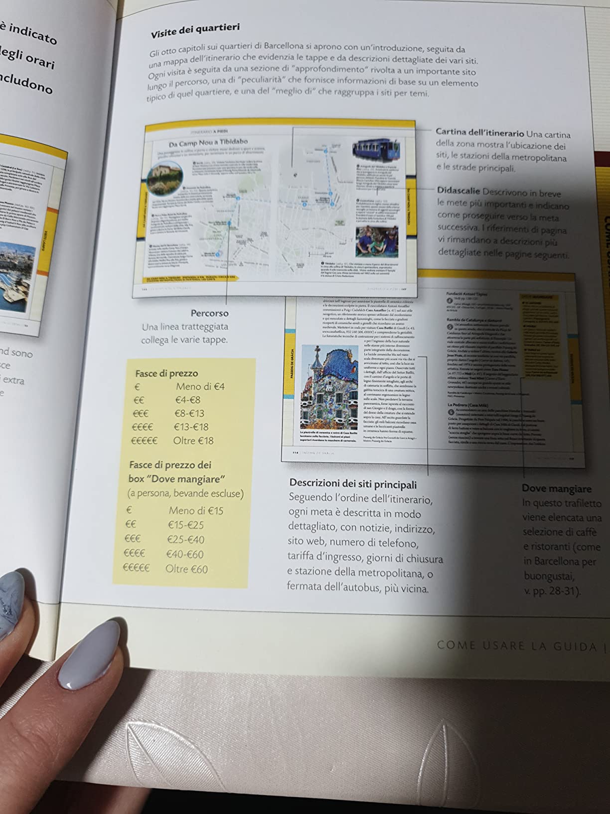 National Geographic Le Guide Traveler di National Geographic Walking Guide Barcellona guida a piedi