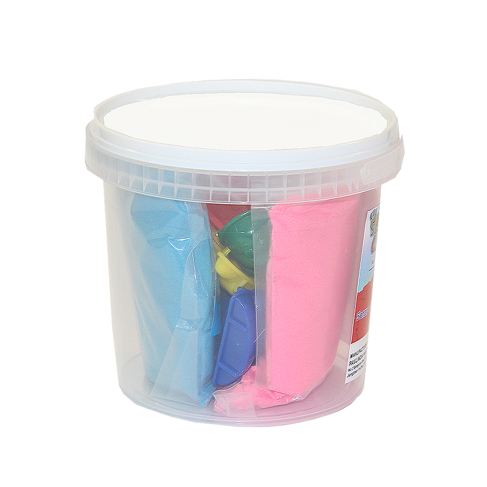 Masterhome Baby Sabbia Magica Cinetica 500 g 2 colori con 10 formine