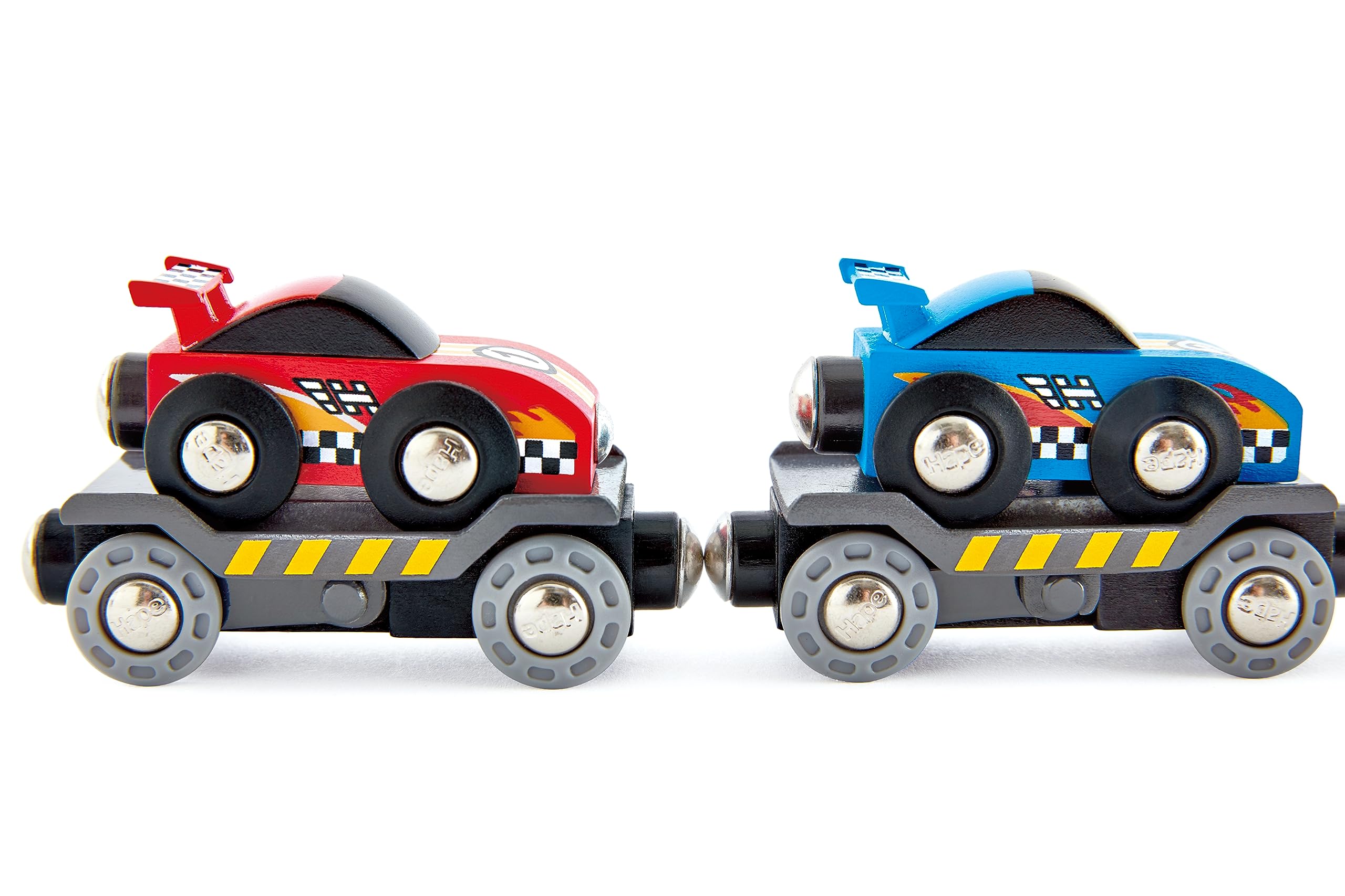 Hape Giochi Transporter di auto da corsa trenino 6 pezzi