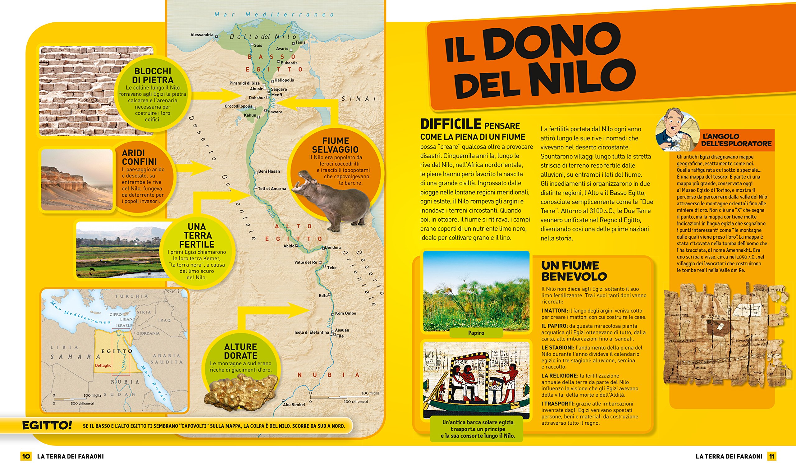 National Geographic Kids – Libri Tutto sull'antico Egitto libro a colori
