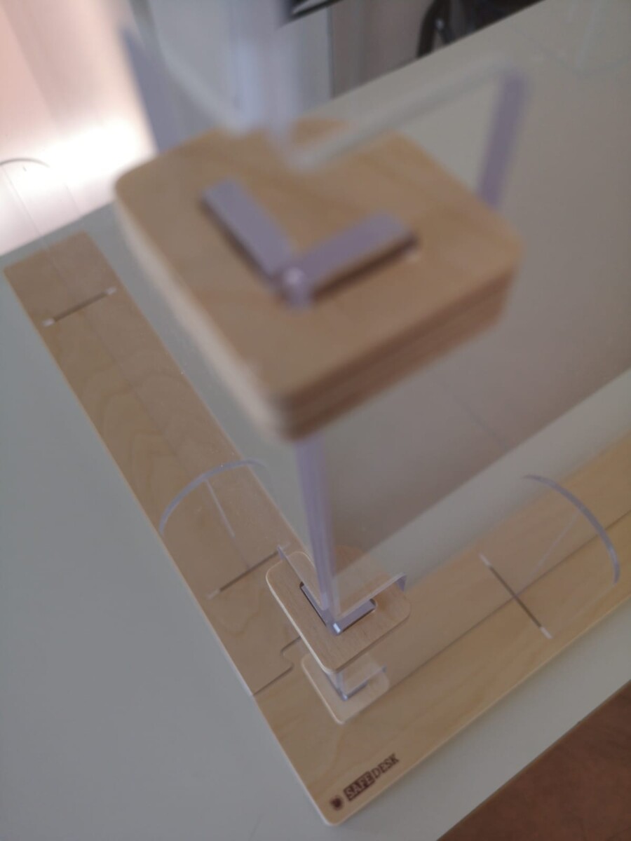 Il Pianeta delle idee Arredare Safe Desk Model C protezione scrivania