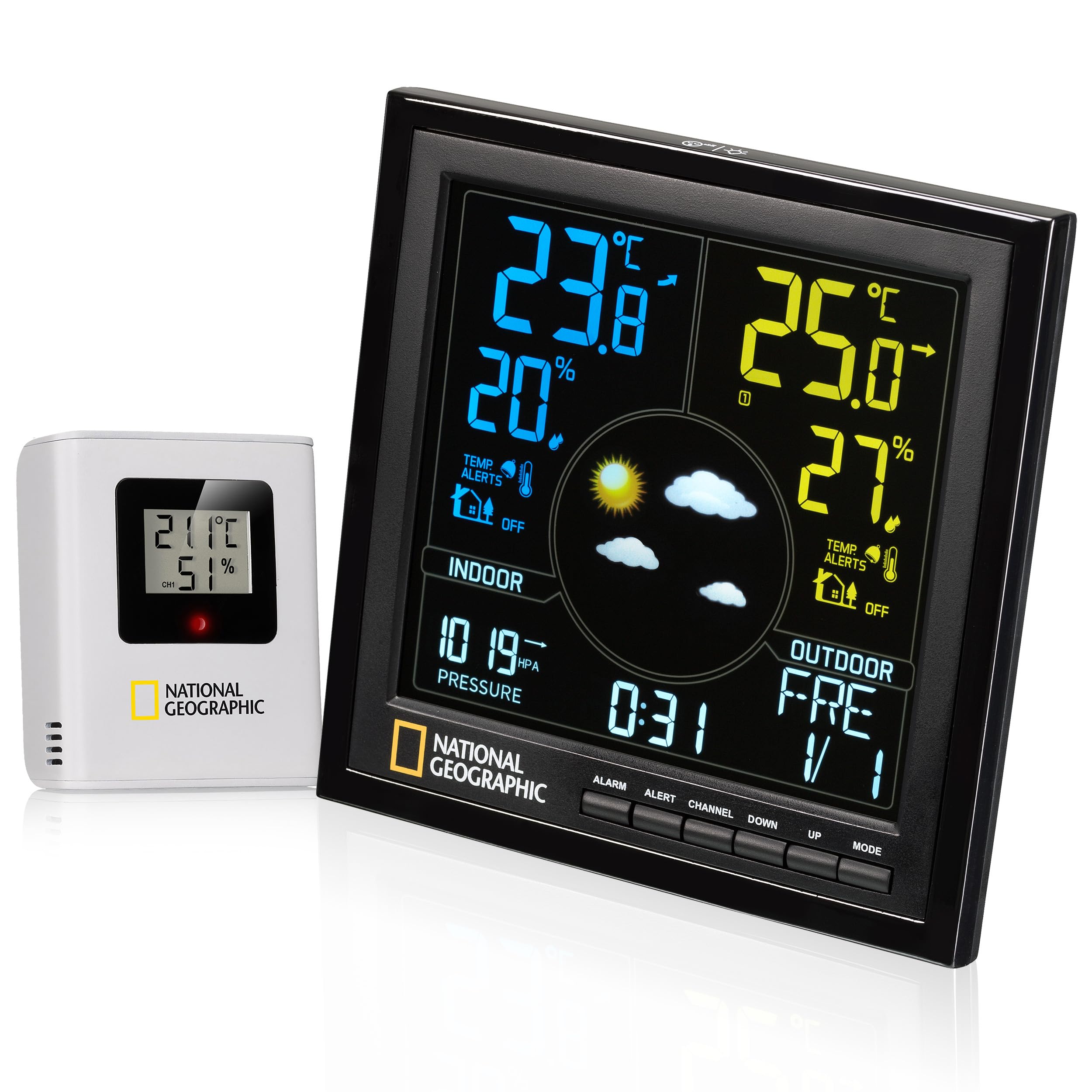 National Geographic Stazioni meteorologiche 9070600 stazione meteo a colori