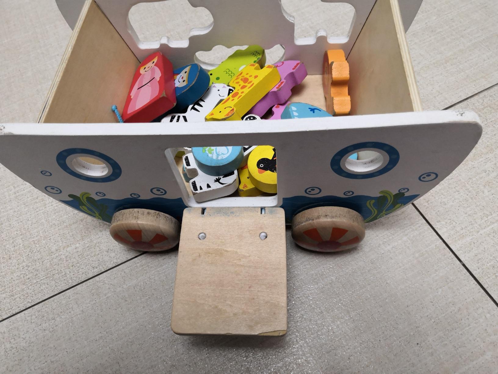 Hape Giocattoli educativi Arca di Noè gioco in legno forme