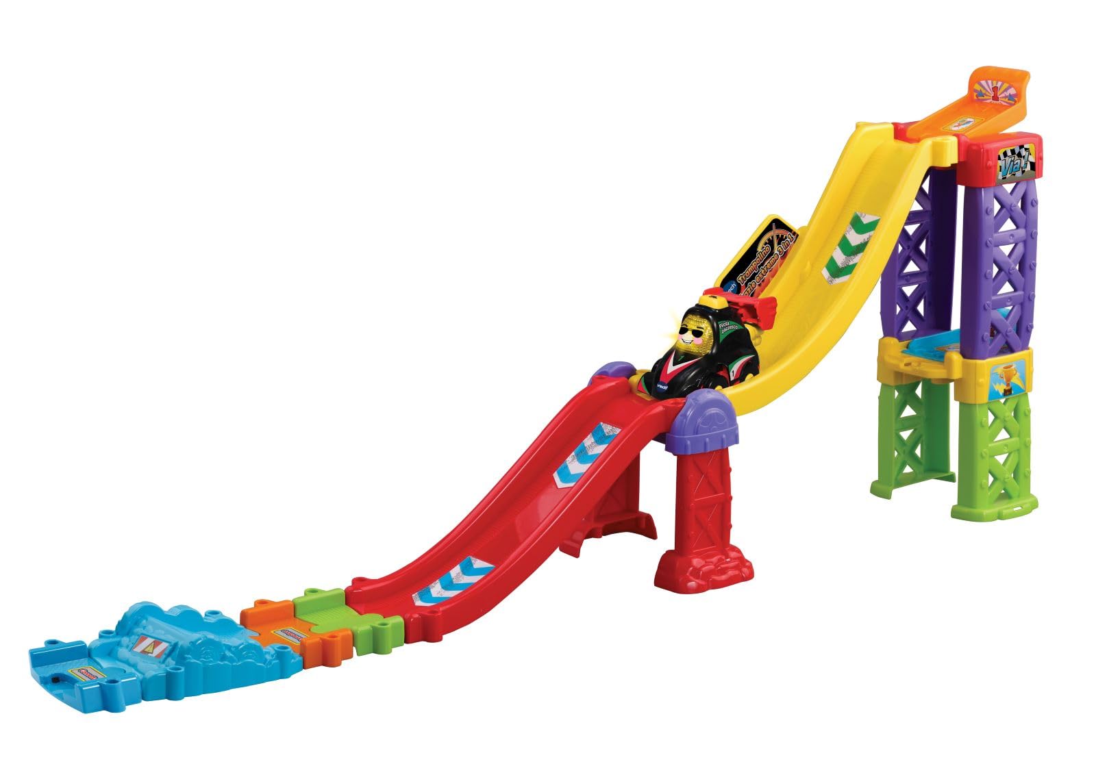 VTech Vroom Vroom Go Trampolino Acrobazie Estreme 3 in 1 pista 1-5 anni