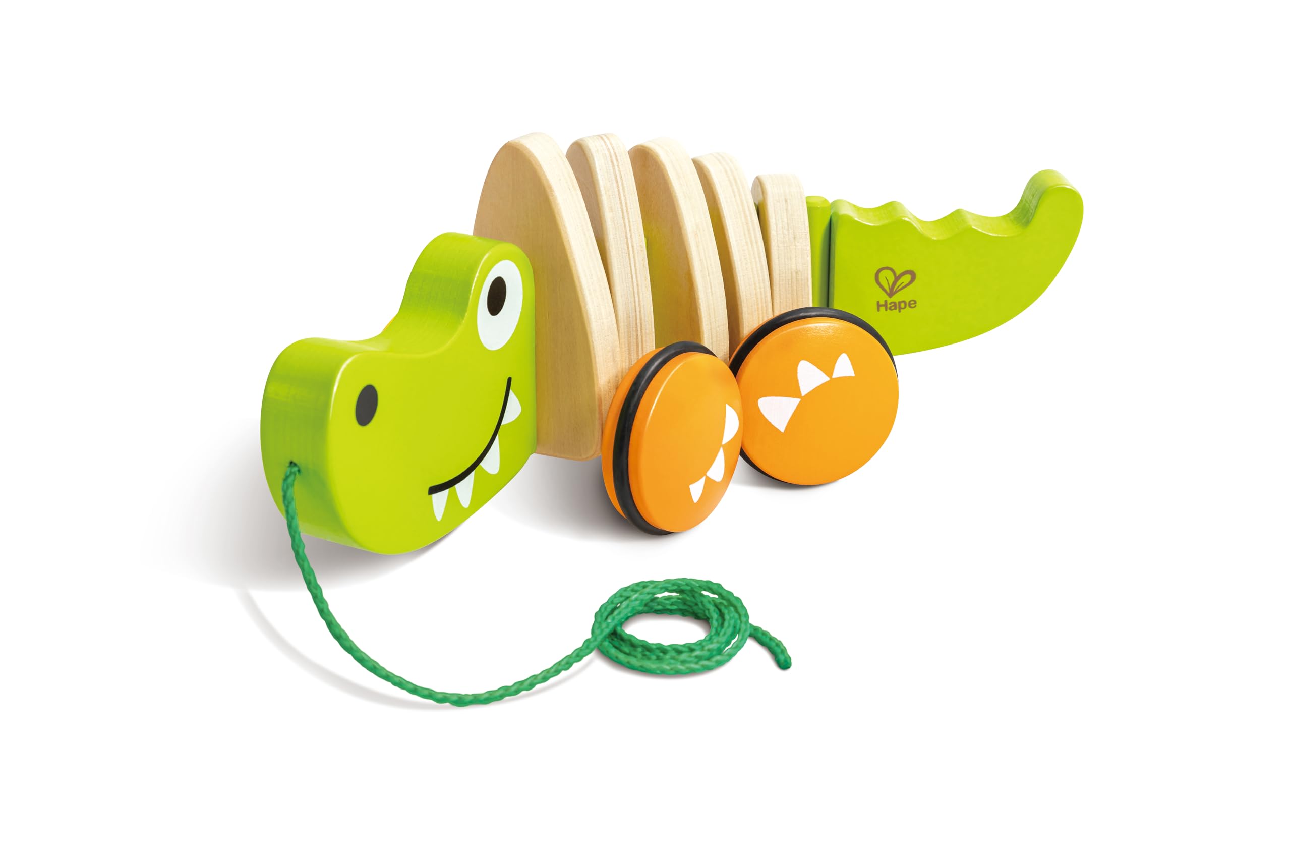 Hape Giocattoli per le abilità motorie E0348 Coccodrillo Multi Curve in legno