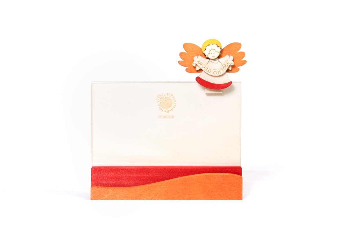 Il Pianeta delle idee Piccoli Oggetti Angeli Portafoto in legno