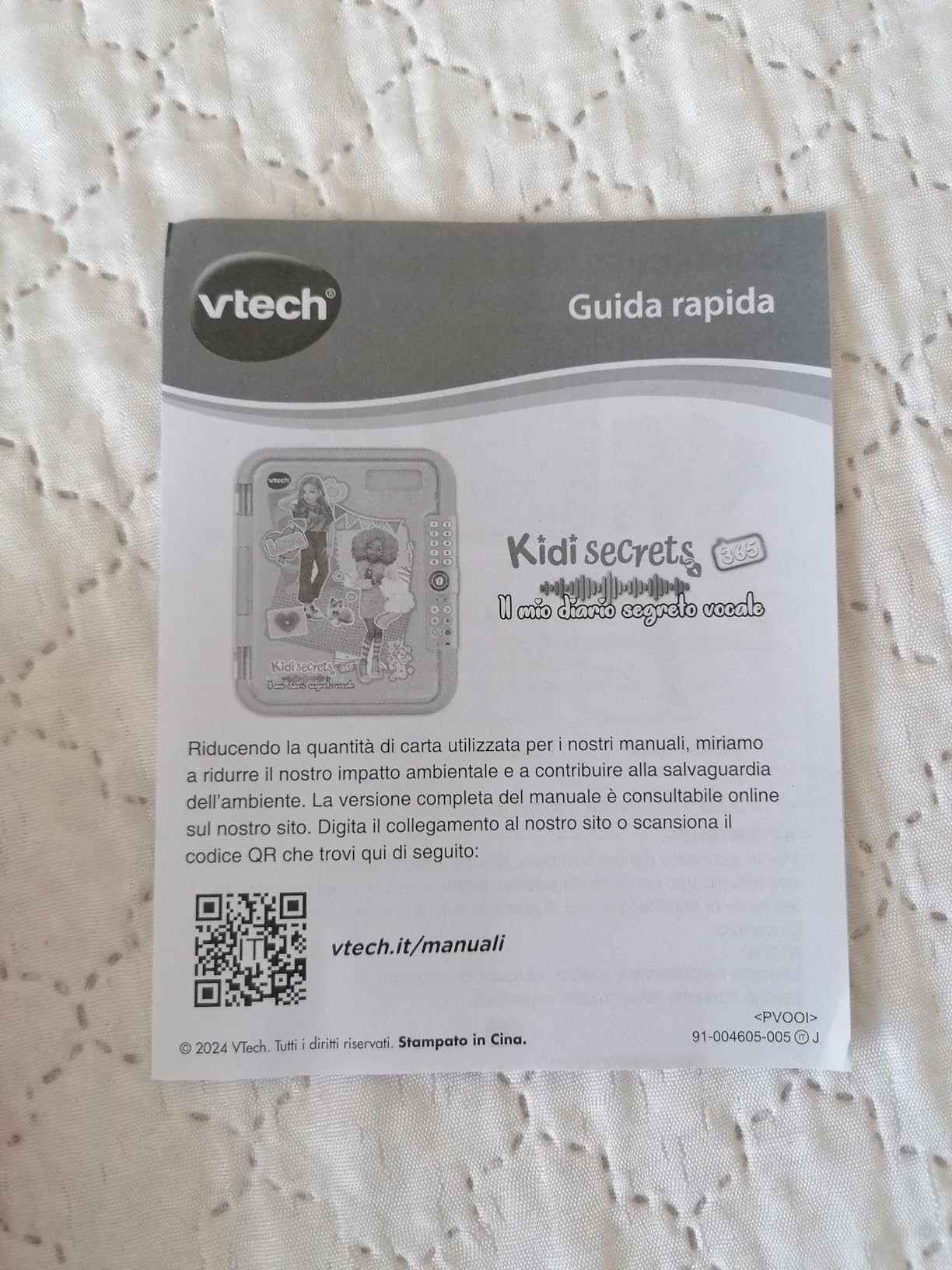 VTech KidiSecrets 365 diario segreto vocale personalizzabile