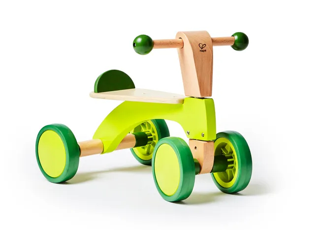 Hape Primi passi e bici Scooter a 4 ruote scooter in legno dai 12 mesi
