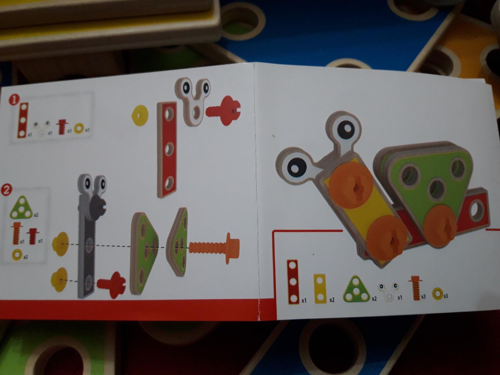 HAPE Montare e costruire E3081 set costruzioni 62 pezzi