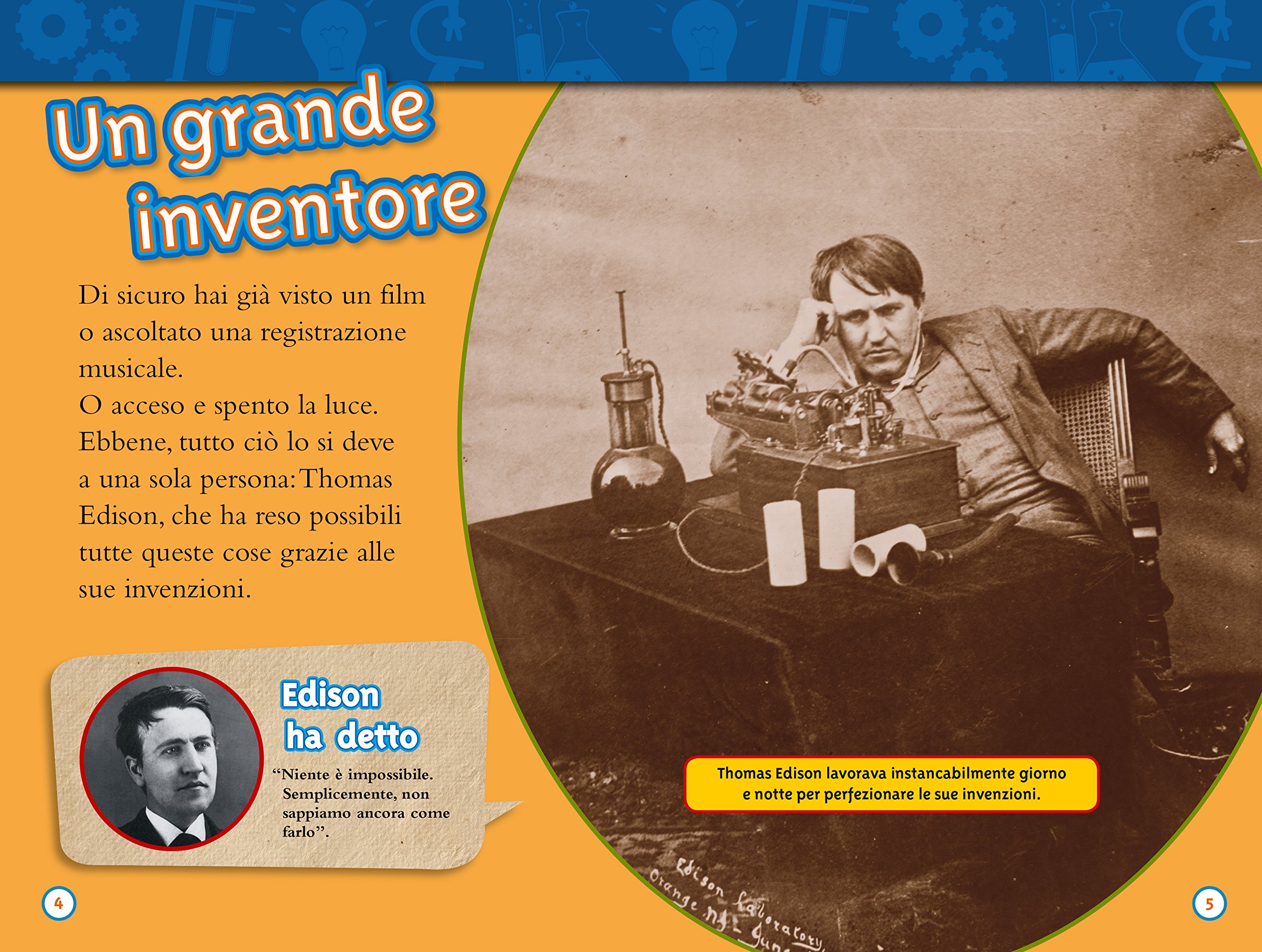 National Geographic Kids Thomas Edison. Livello 4. Ediz. a colori libro