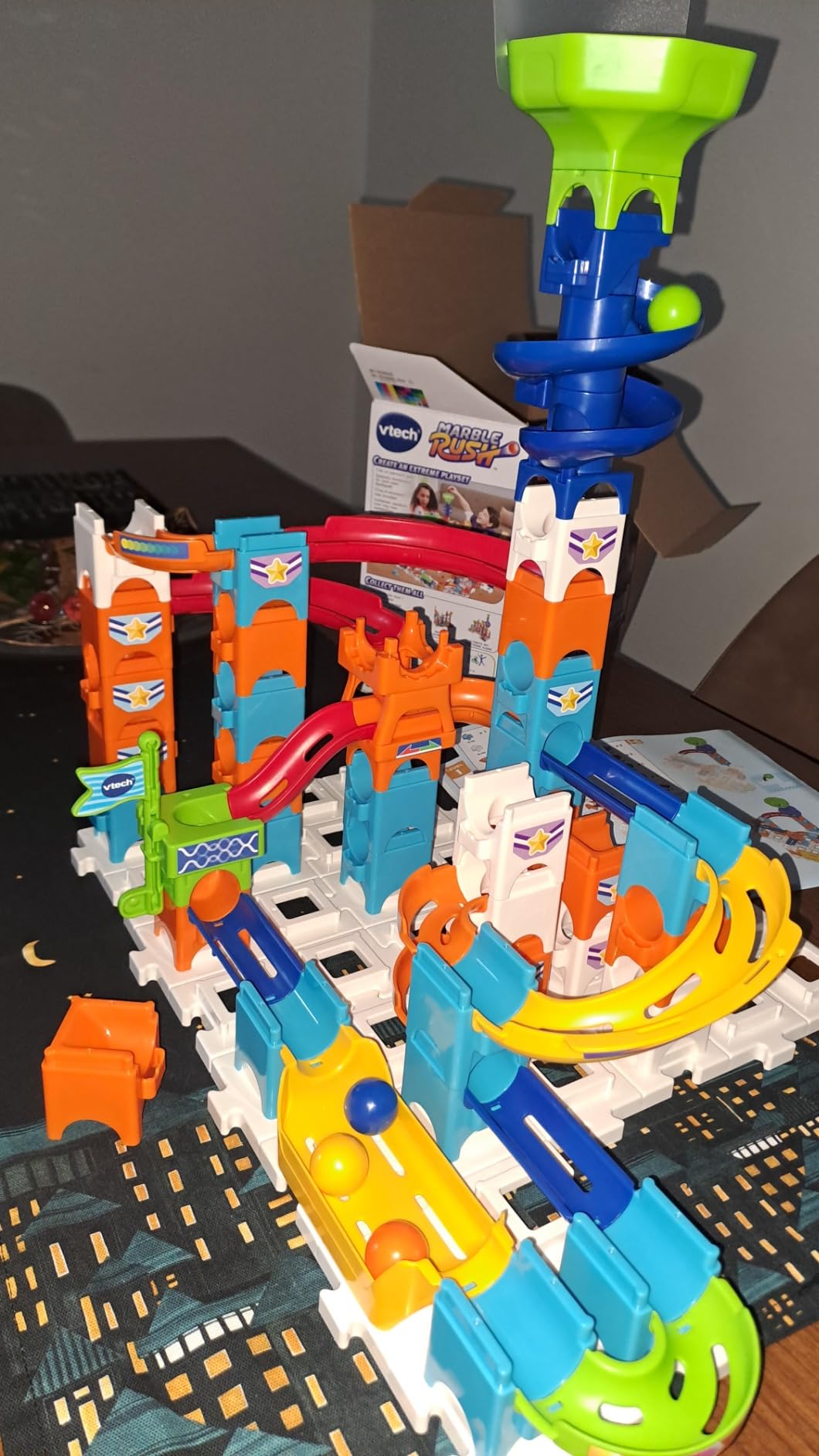 VTech Giocattoli 3-6 anni Marble Rush Adventure Set pista per biglie 62 pezzi