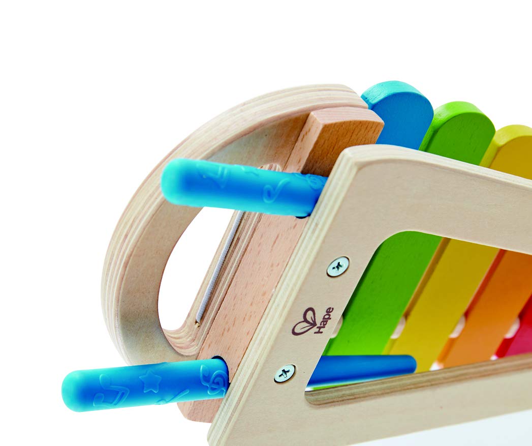 Hape Giochi musicali Xilofono Arcobaleno in legno 5 tasti