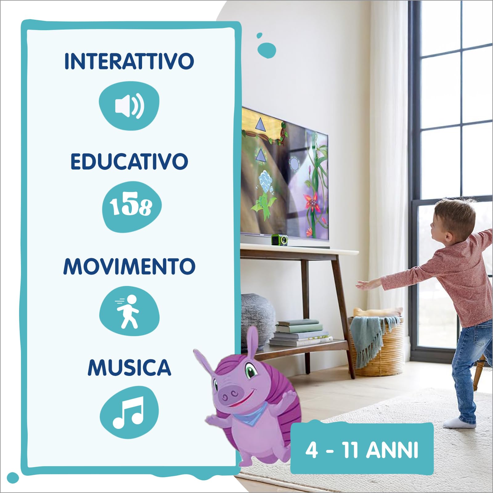 VTech Giocattoli 6 anni e + LeapMove Console TV interattiva senza controller