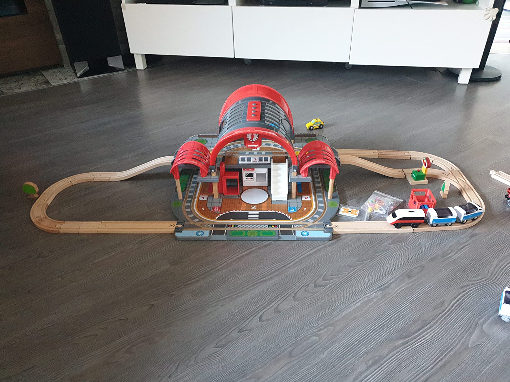 Hape Treno Stazione della Grande città stazione ferroviaria in legno