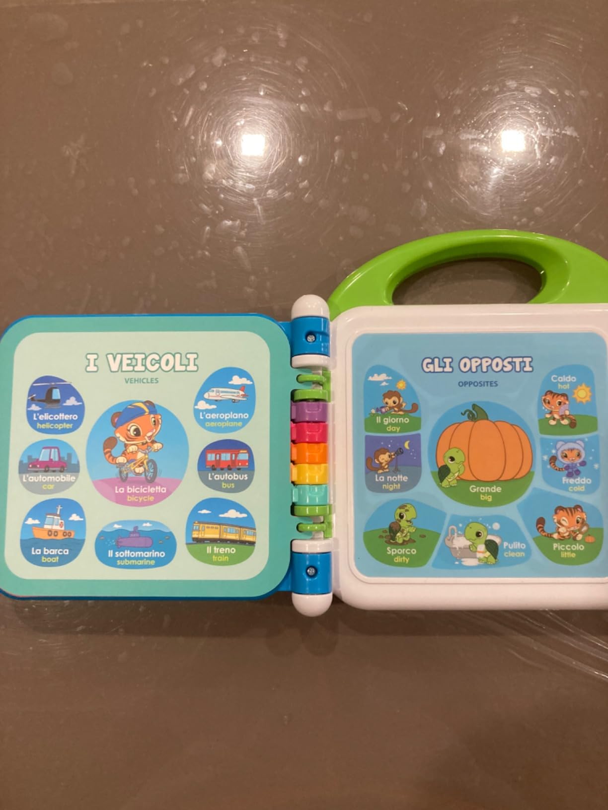VTech Giocattoli 1-3 anni Il Mio Primo Libro Illustrato 100 Parole libro bilingue