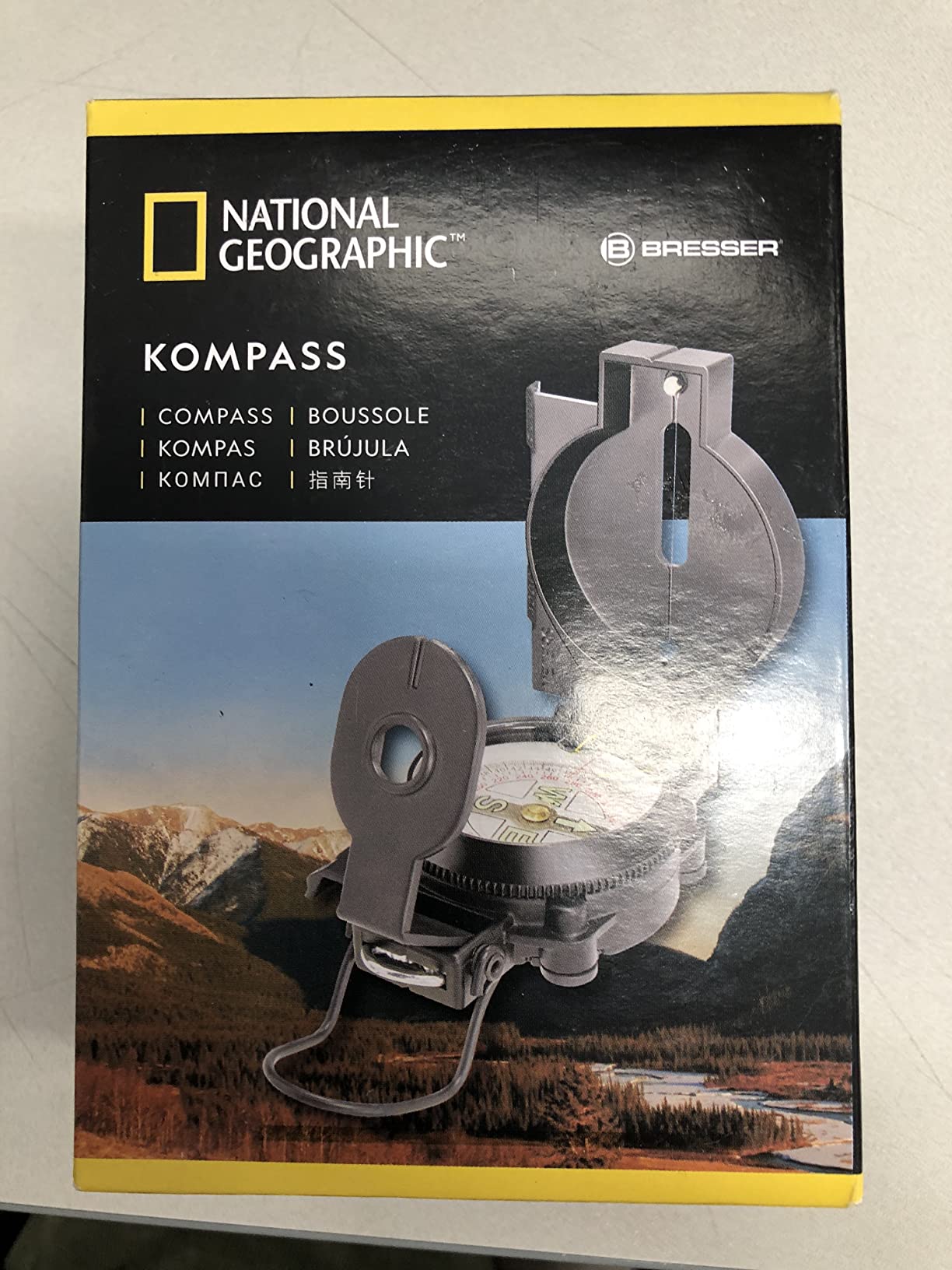 National Geographic Stazioni meteorologiche ed elettronica outdoor bussola 360° con marsupio