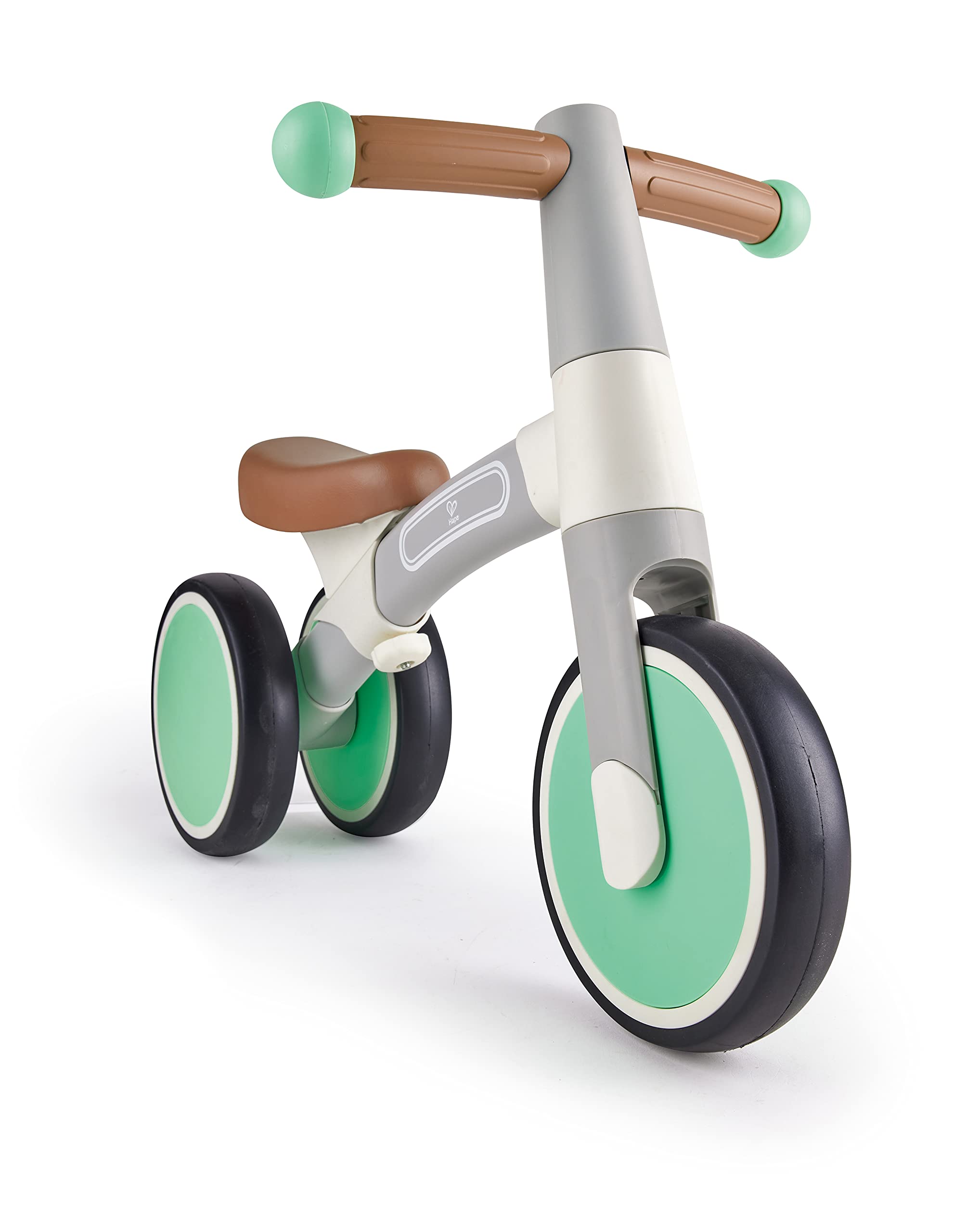 Hape Primi passi e bici triciclo verde senza pedali 3 ruote leggero