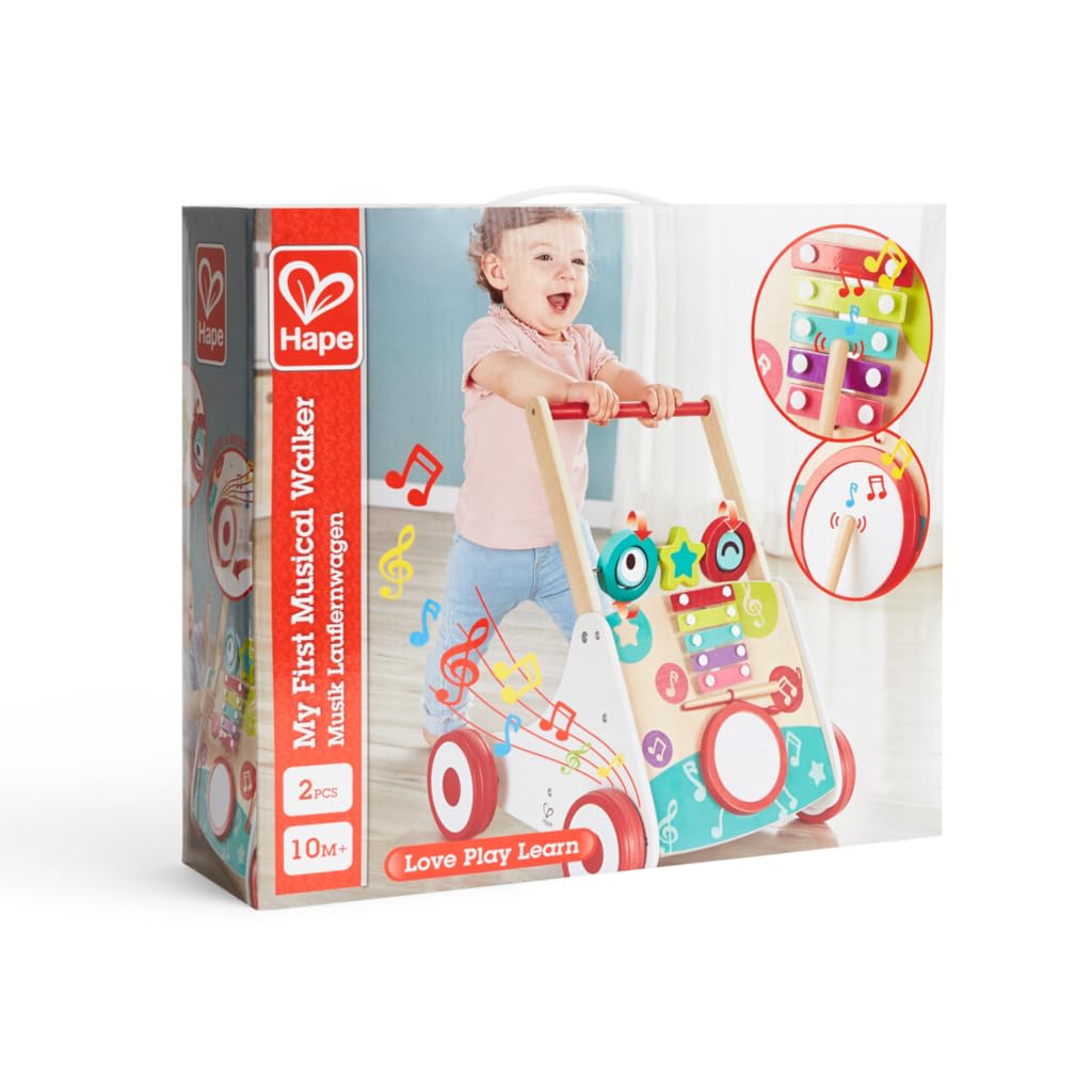 Hape Spingi e cammina My First Musical Walker girello musicale legno