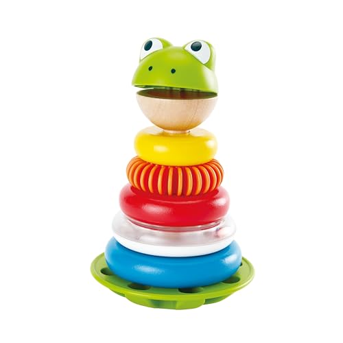 Hape Giocattoli per le abilità motorie Mr. Ranocchio impilabile sonoro