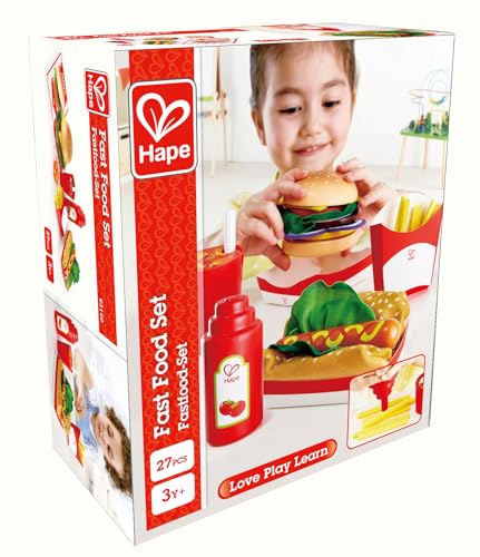 Hape Cucina e accessori Fast Food gioco cucina set hamburger