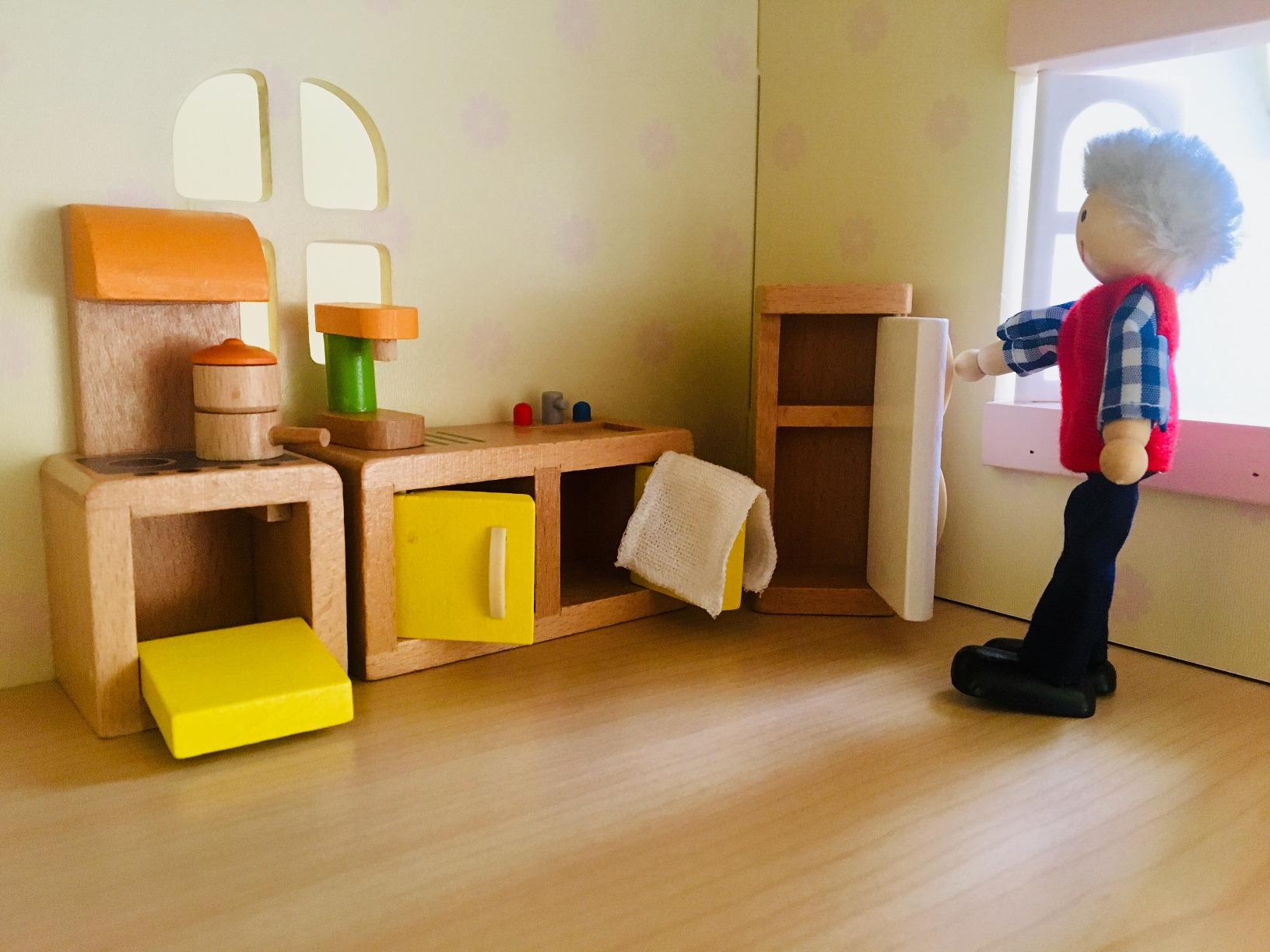 Hape Mobili Cucina casa delle bambole cucina giocattolo in legno
