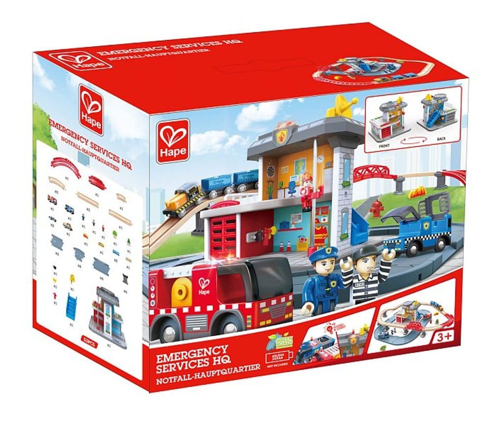 Hape Giochi di ruolo Quartier Generale polizia e vigili del fuoco set