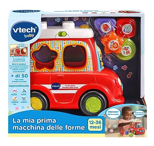 VTech Giocattoli 1-3 anni La Mia Prima Macchina delle Forme auto con blocchi 12-36 mesi