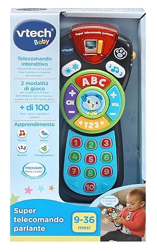 VTech Giocattoli 1-3 anni Super Telecomando parlante interattivo