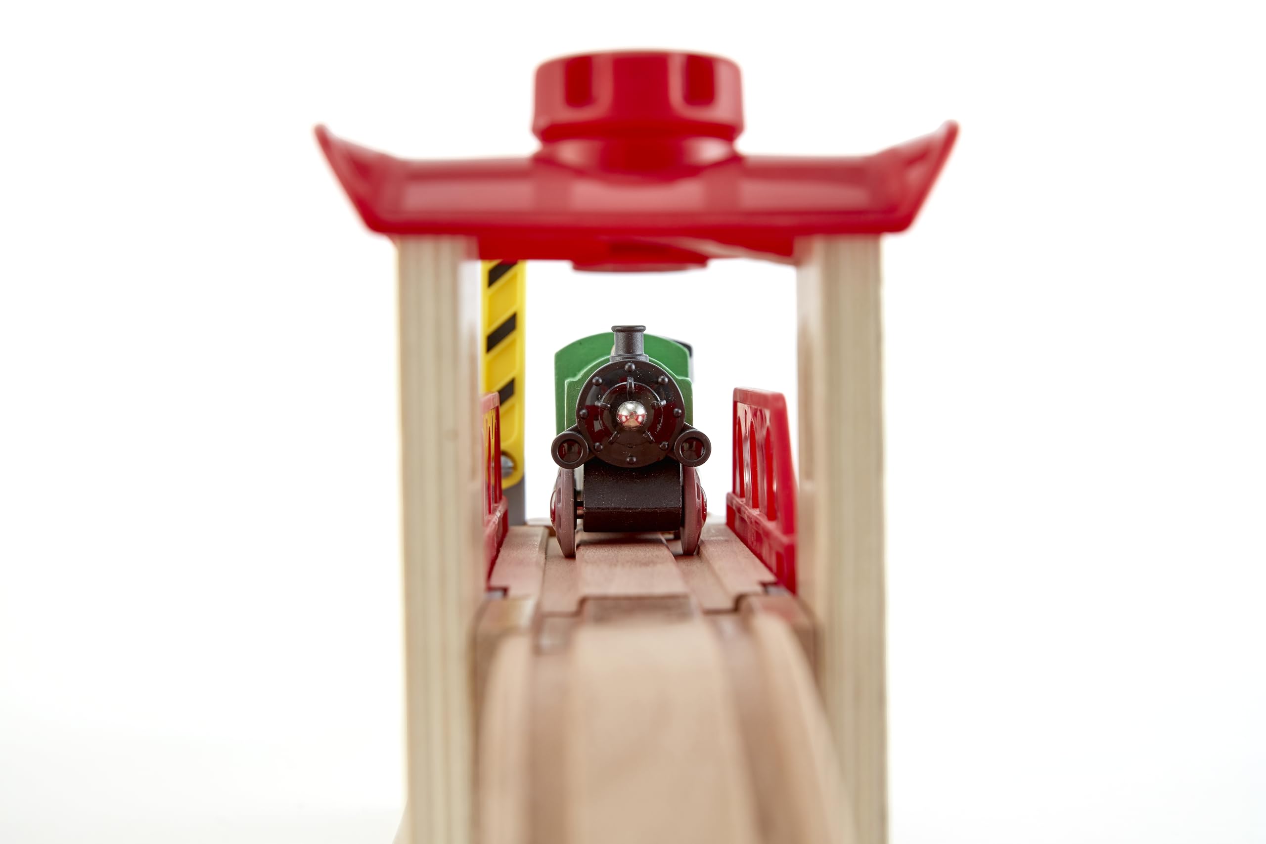 Hape Treno Ponte Levatoio accessorio in legno con manovella
