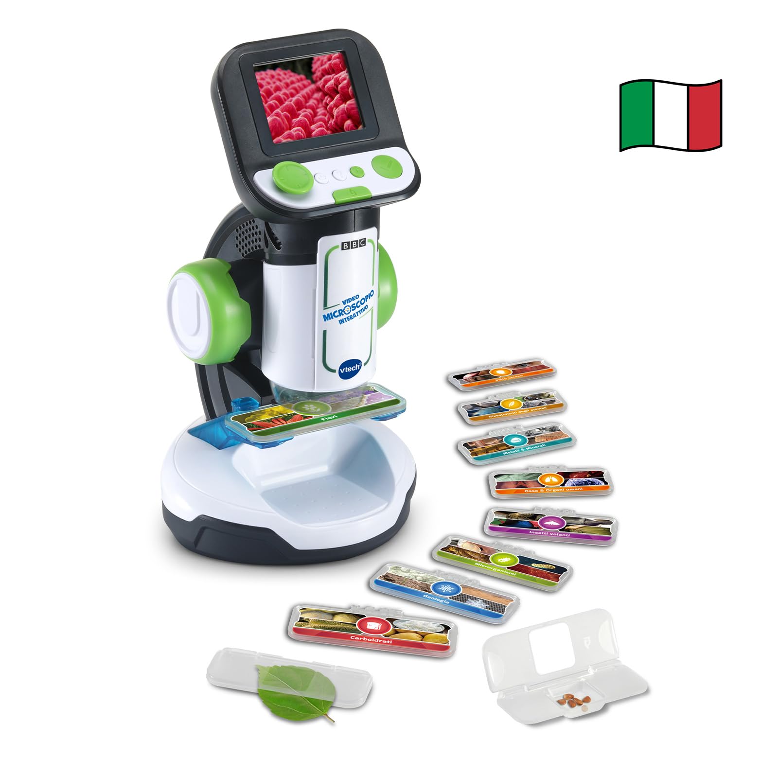 VTech Giocattoli 6 anni e + Video Microscopio Interattivo Digitale bambini 7-99 anni microscopio