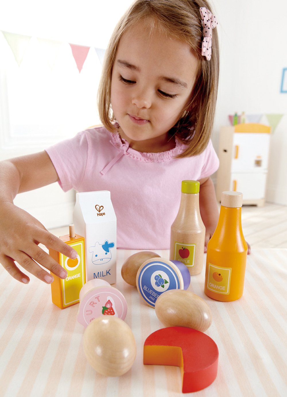 Hape Cucina e accessori E3108 Ingredienti di Base Salutari gioco cucina