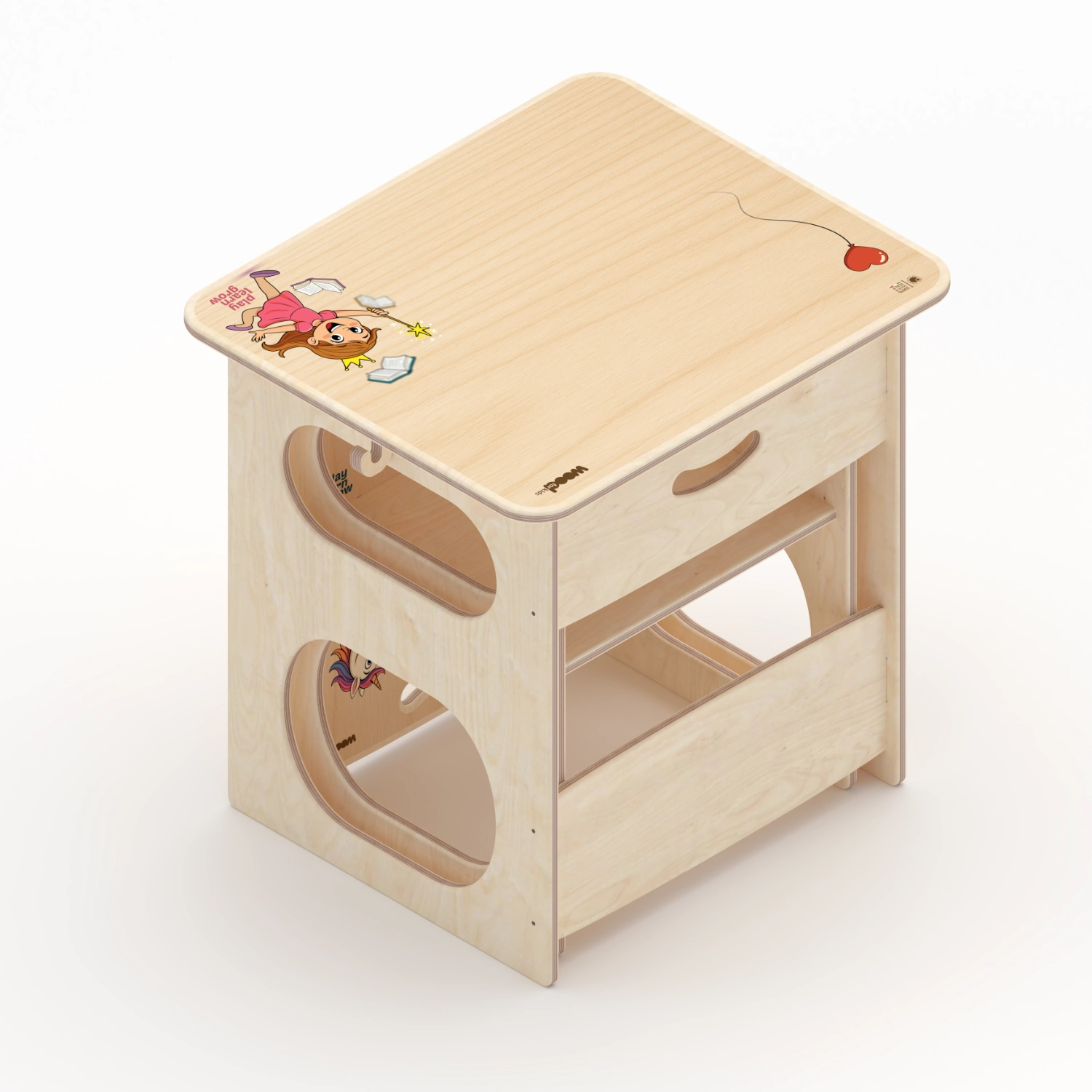 Il Pianeta delle idee Wood for Kids Montessori Banco e poltrona della crescita Montessori