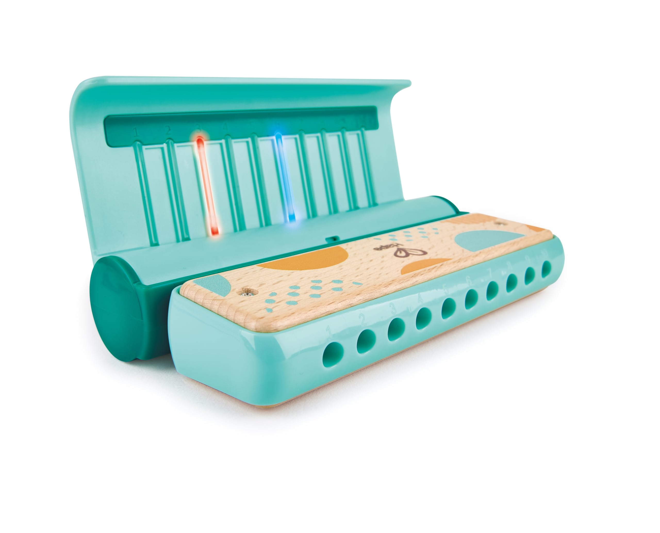 Hape Giochi musicali Armonica di accompagnamento con luci lampeggianti