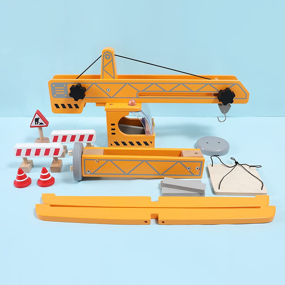 Hape Montare e costruire Set Gru – Costruisci il Tuo Cantiere